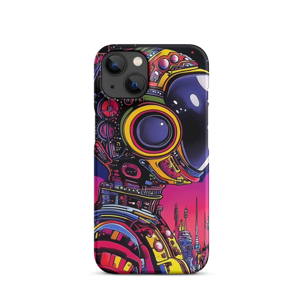 Astronaut in Futuristic City | Phone Case