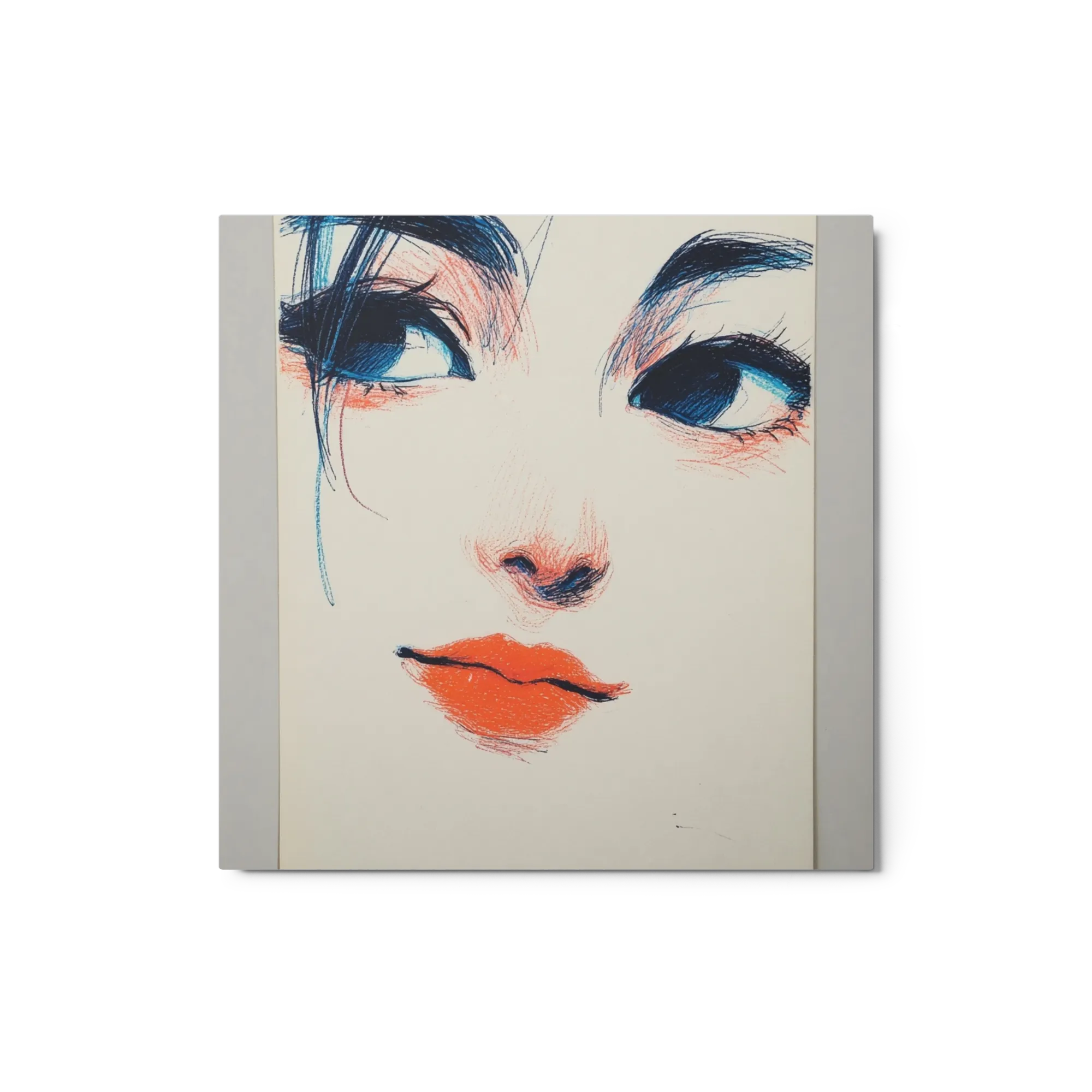 Expressive Blue Eyes