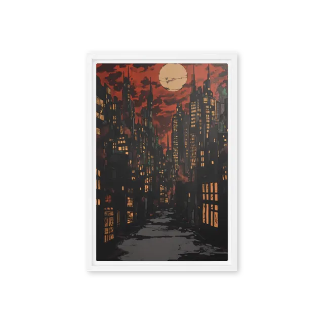 Crimson Dystopia | Art Print