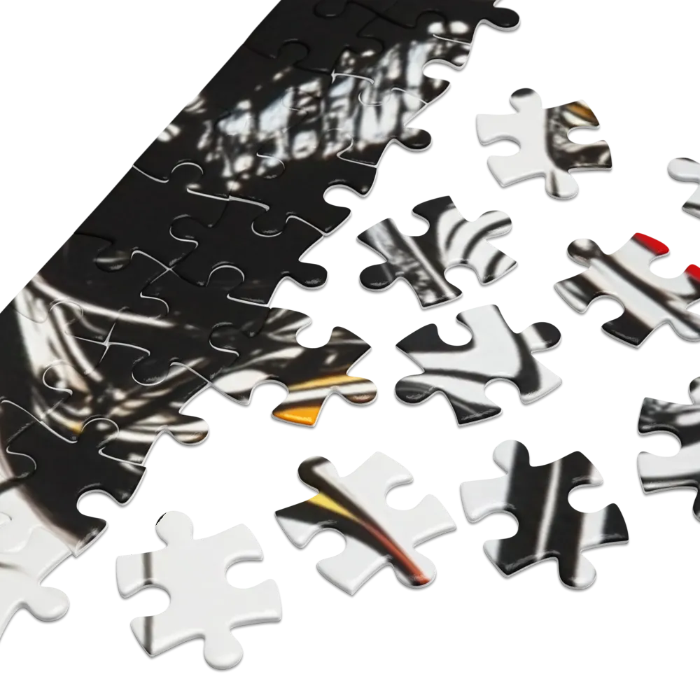 Linhagem Abstrata 
 Puzzle em caixa de metal