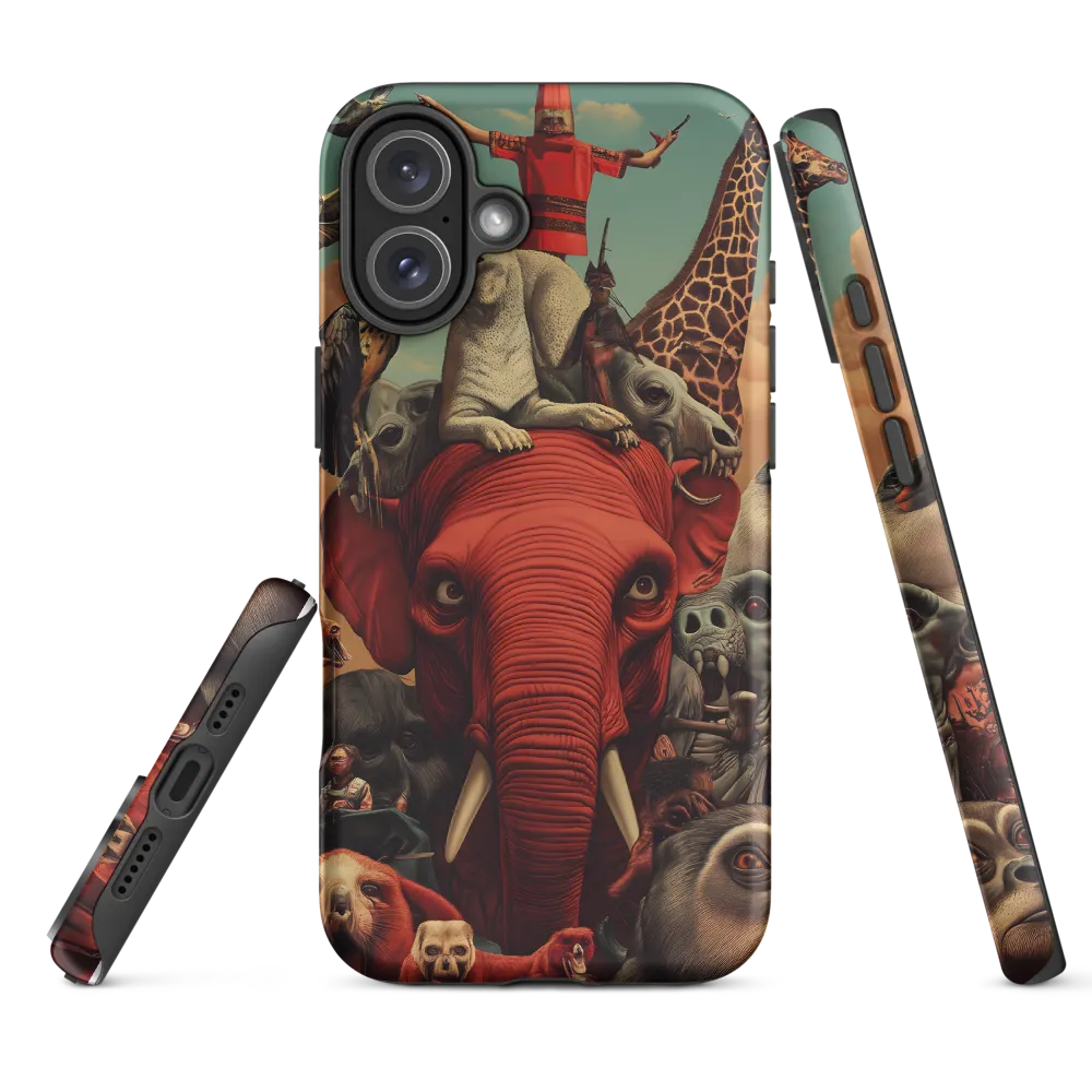 Surreal Elephant with Wildlife