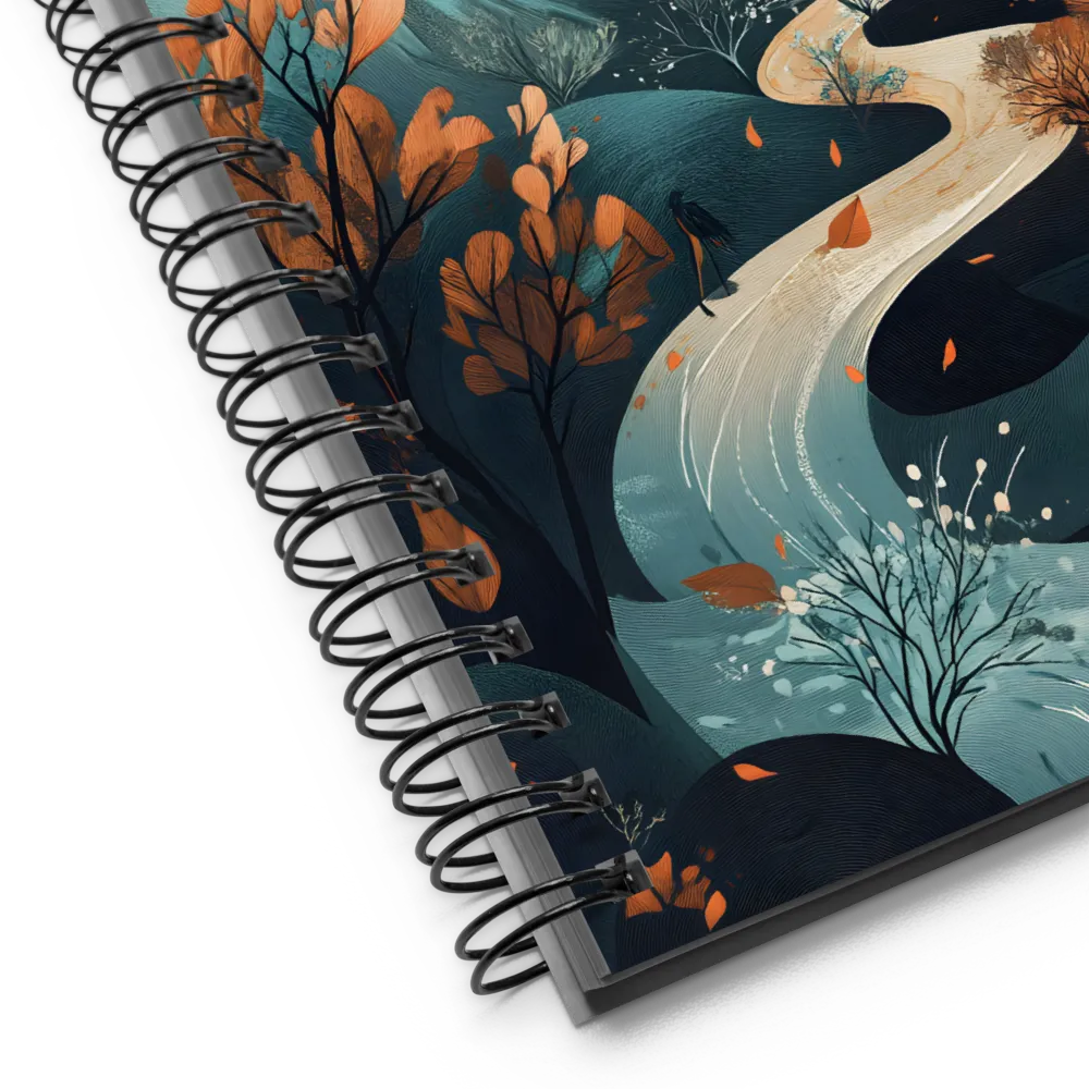 Autumn Journey to the Castle 
 Spiral Notebook | 140 pages
