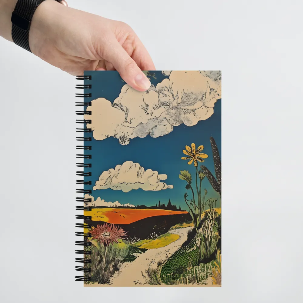Field Path Sky 
 Spiral Notebook | 140 pages