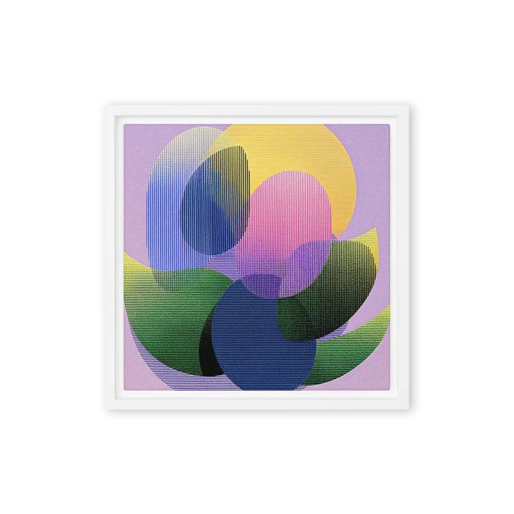 Overlapping Chromatic Forms | Art Print
