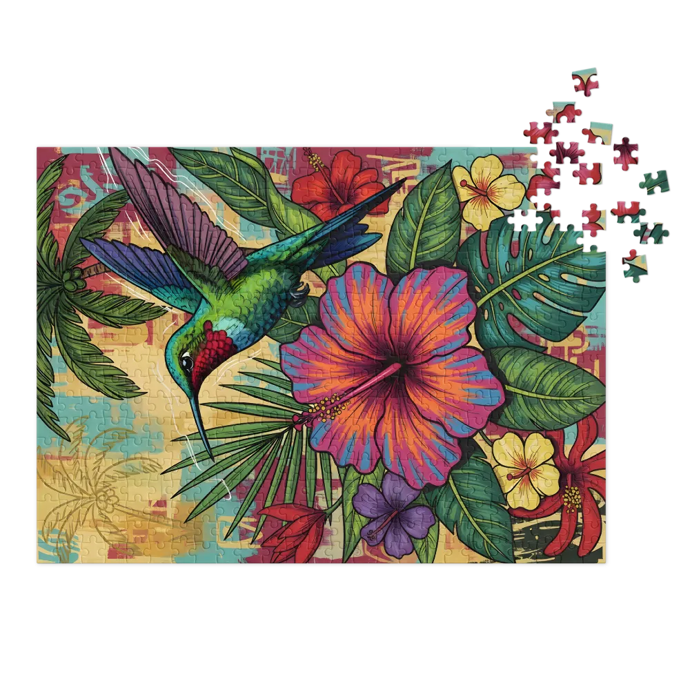 Hummingbird & Hibiscus