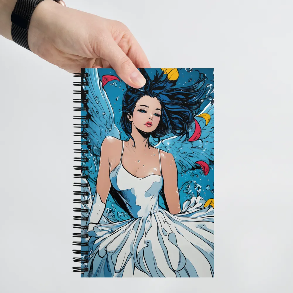 Ethereal Water Nymph 
 Spiral Notebook | 140 pages