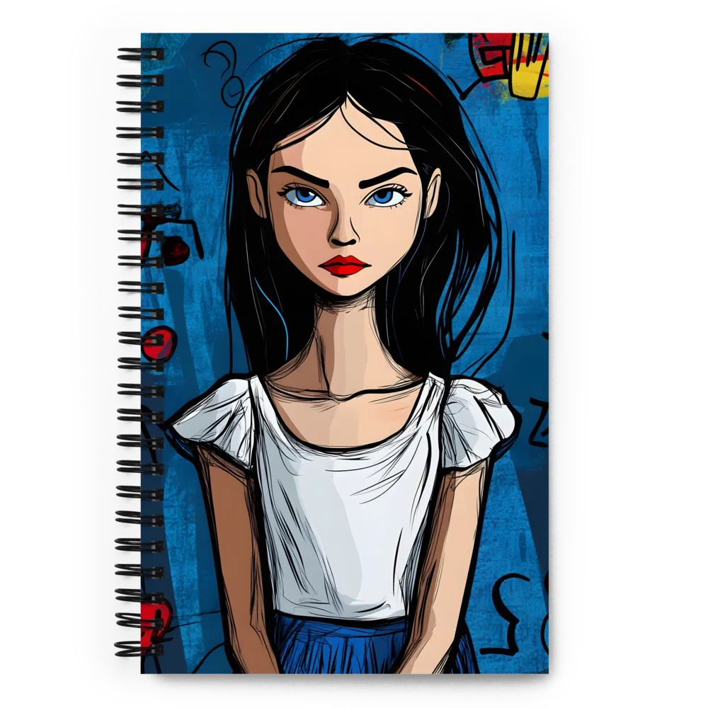 Intriguing Gaze 
 Spiral Notebook | 140 pages