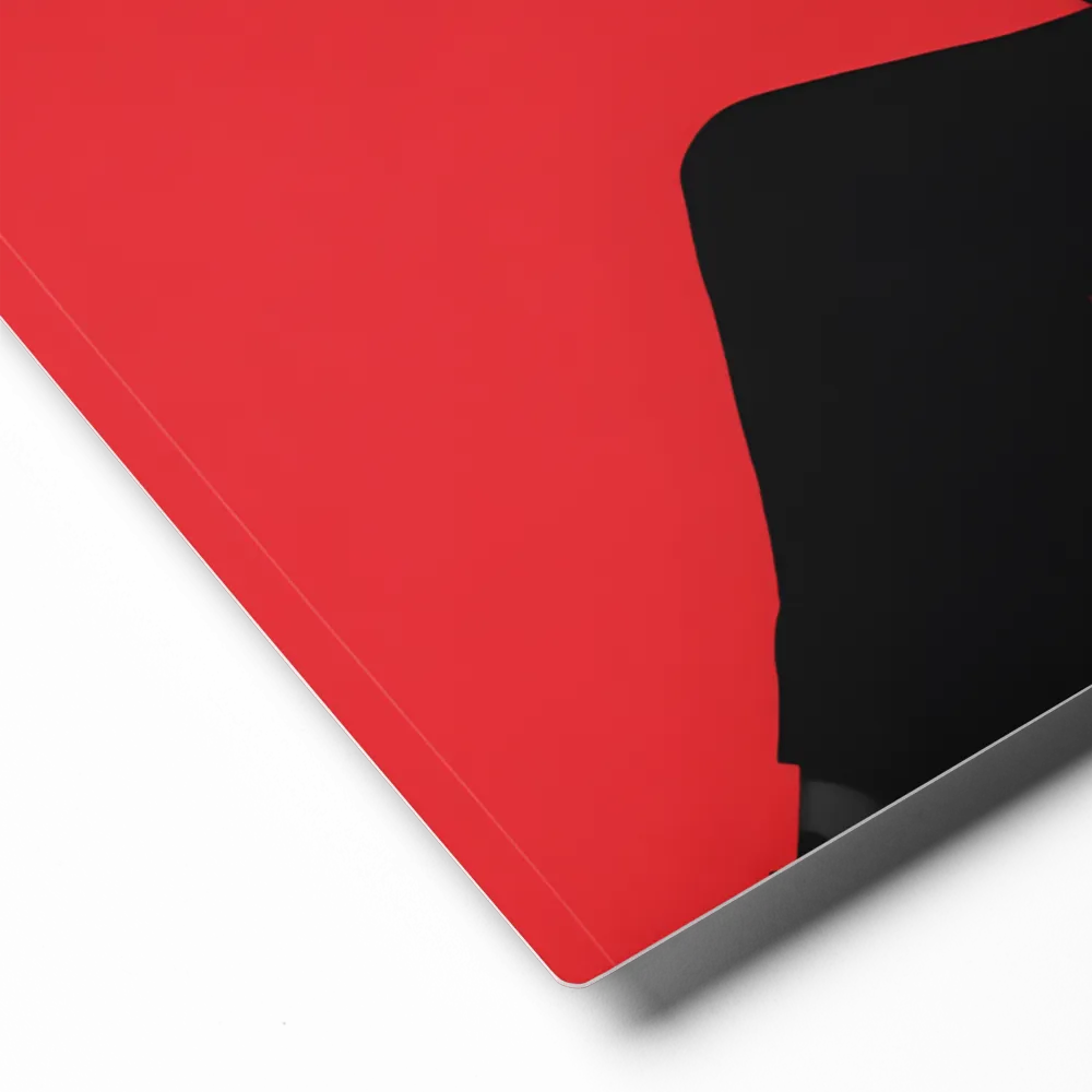Minimalist Red Silhouette 
 Canvas | 30″x 40″