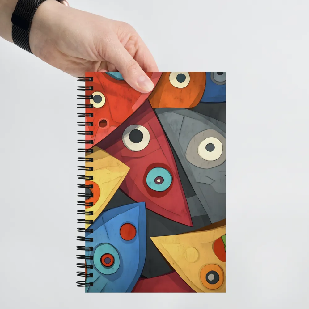 Aquatic Geometry 
 Spiral Notebook | 140 pages