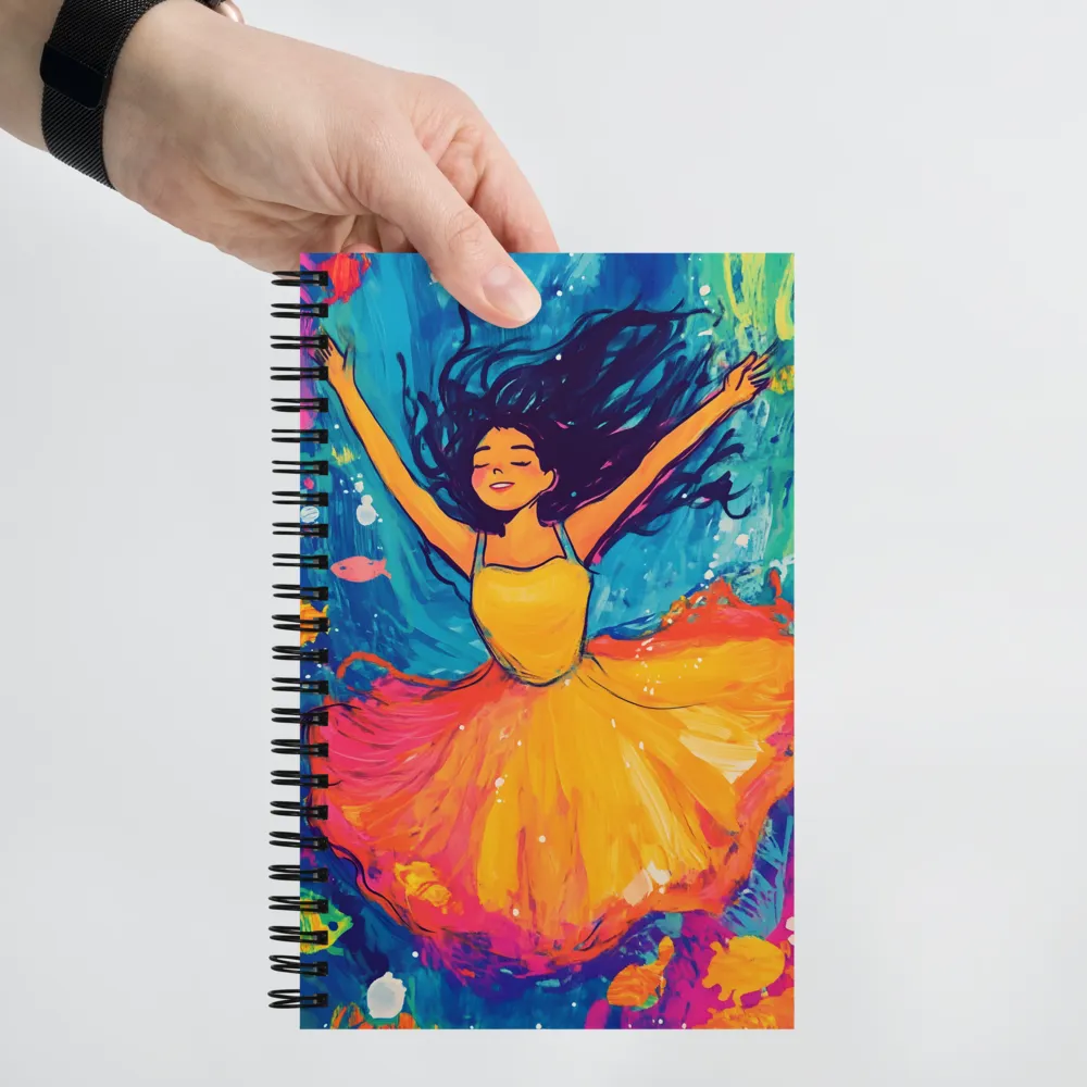Joyful Underwater Dance 
 Spiral Notebook | 140 pages