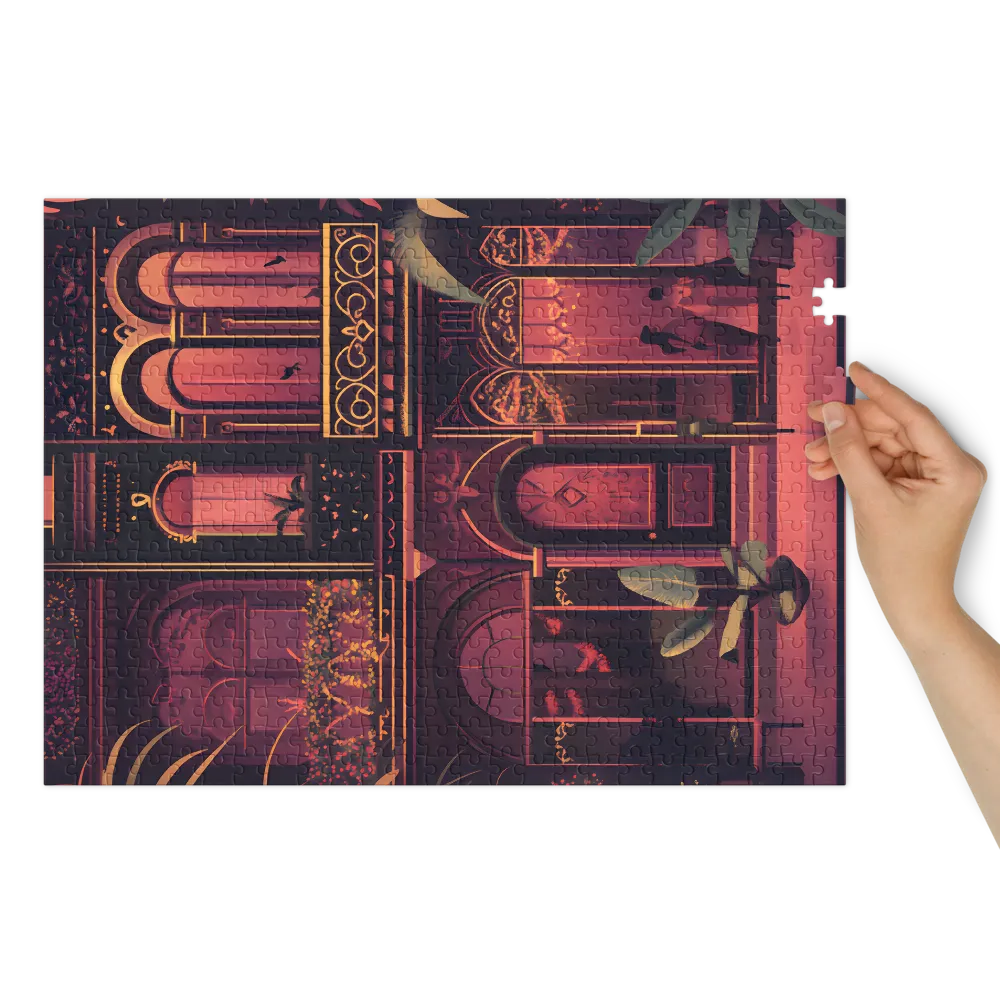 Nocturnal Glow 
 Jigsaw Puzzle in Tin Box