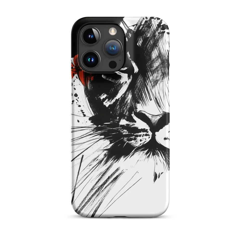 The Red Petal Panther | Phone Case