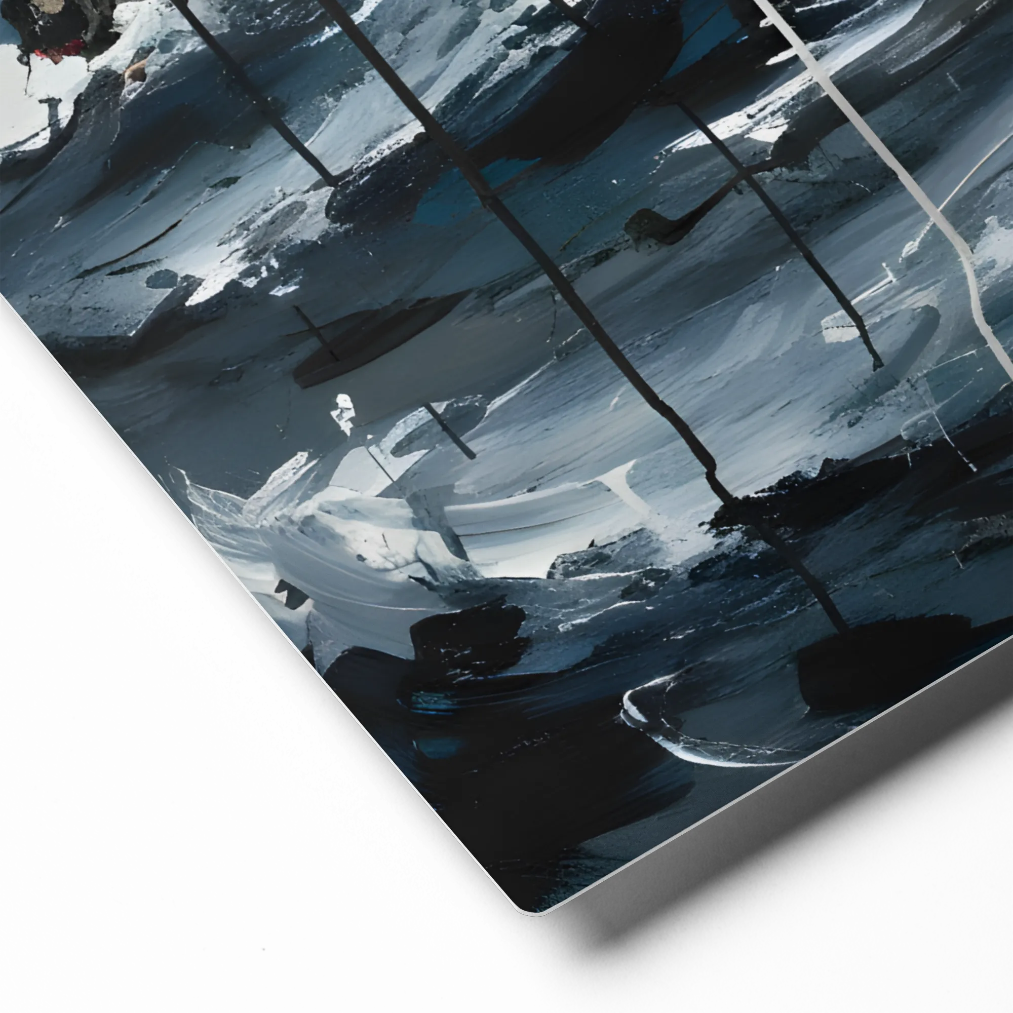 Sea Stack Study 
 Canvas with Black Frame