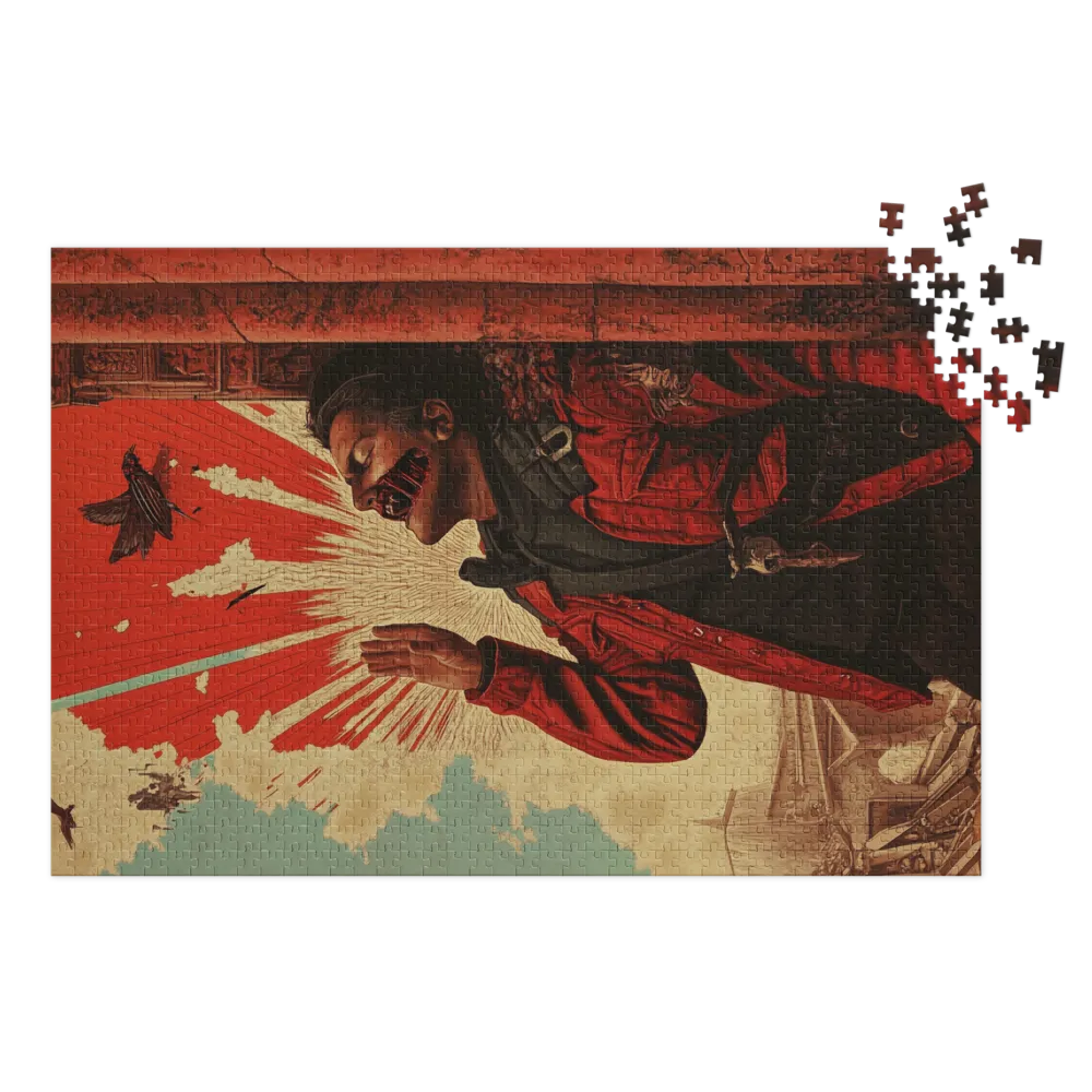 Surreal Digital Portrait of a Man | Jigsaw Puzzle (252/520 pieces)