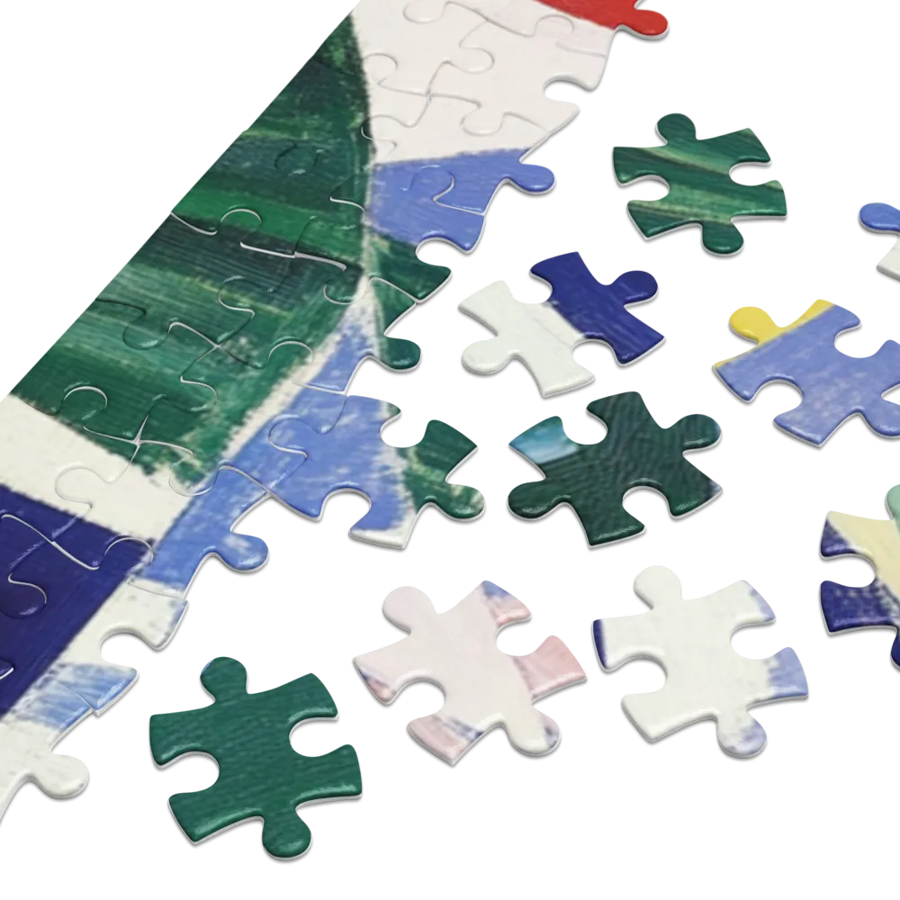 Abstraction Géométrique 
 Puzzle en boite metallique