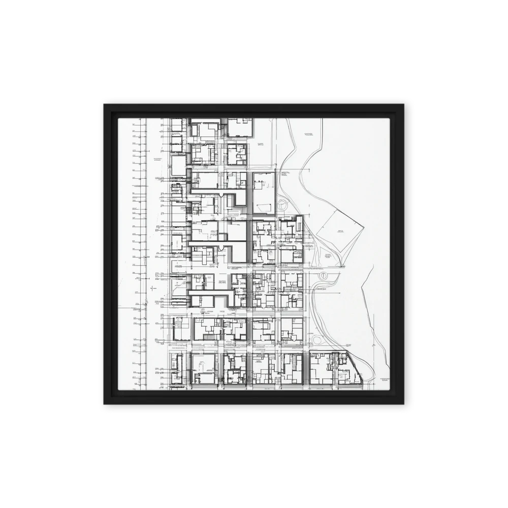 Architectural Floor Plan | Art Print