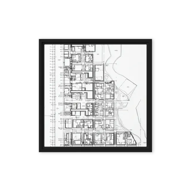 Architectural Floor Plan | Art Print