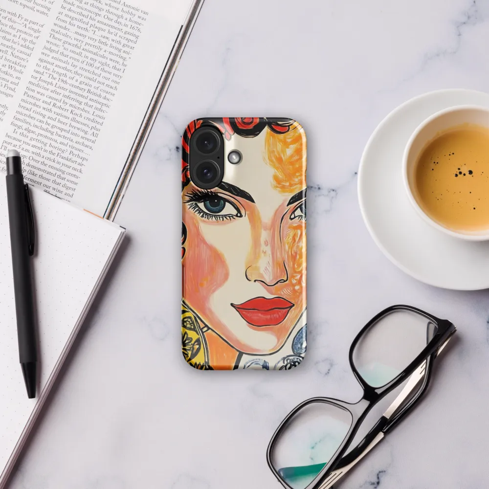 Vibrant Stylized Portrait 
 iPhone 12 Mini | Snap Case