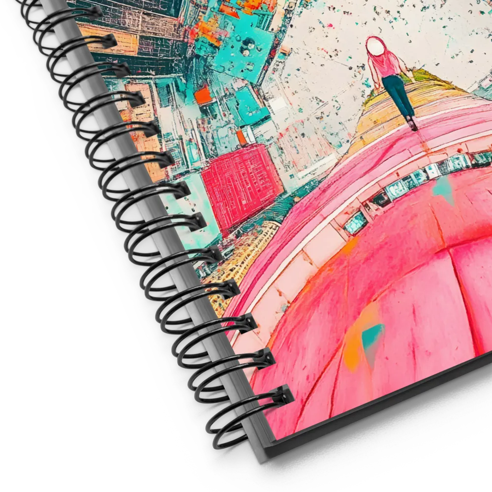 Urban Ascent: A City's Embrace 
 Spiral Notebook | 140 pages