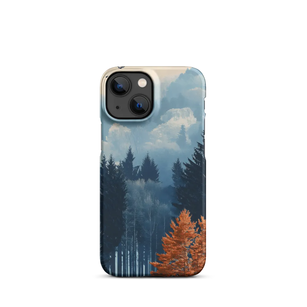 Forest Landscape with Blue and Orange Colors | Phone Case