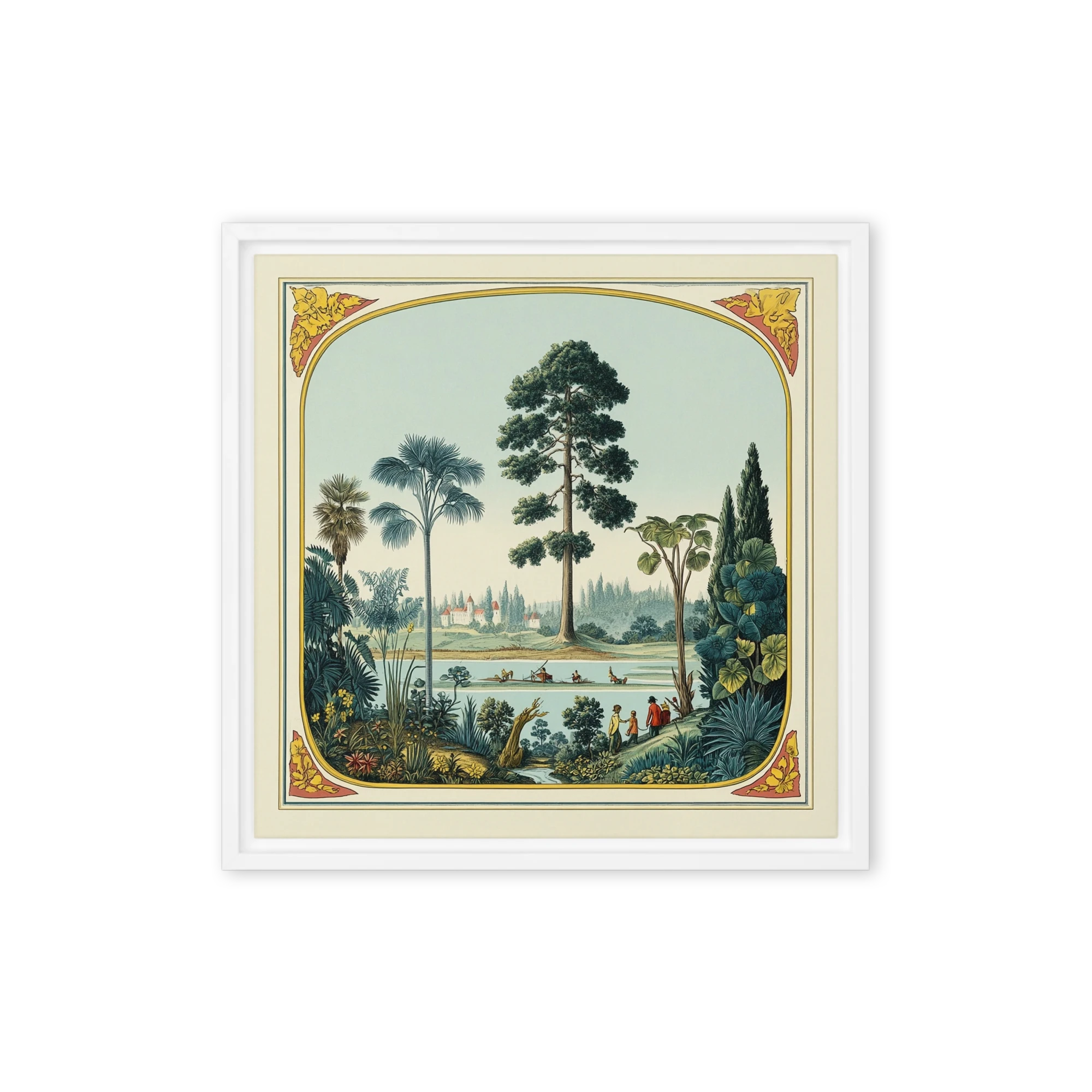 Botanical River Landscape