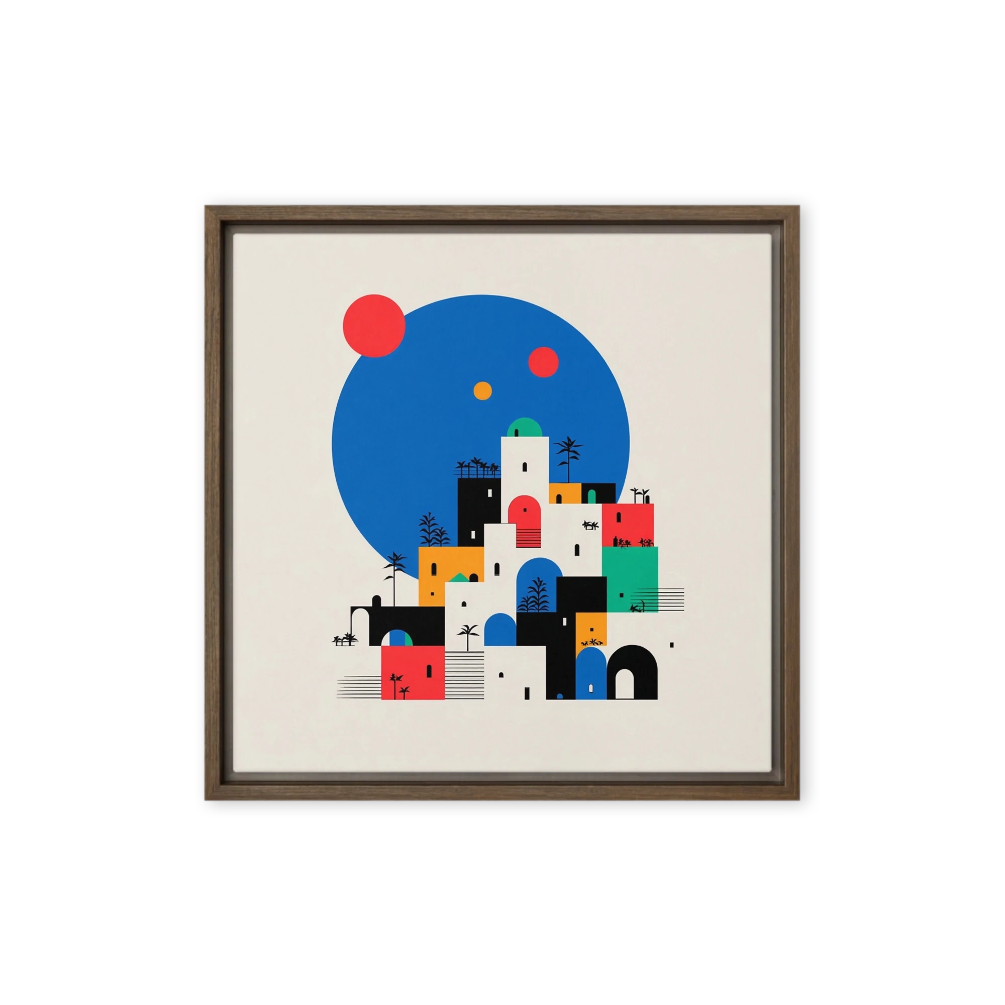 Geometric Village under Sun