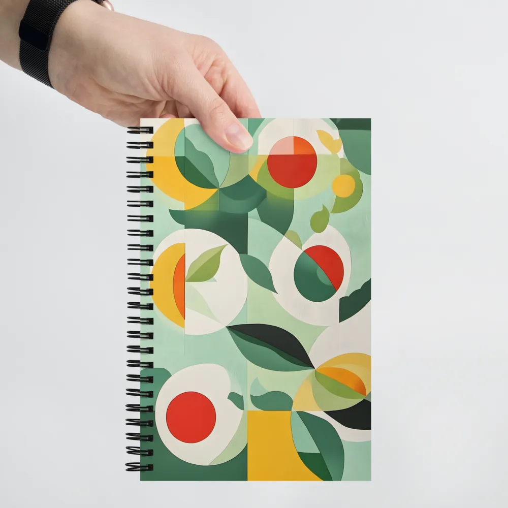 Organic Geometry 
 Spiral Notebook | 140 pages
