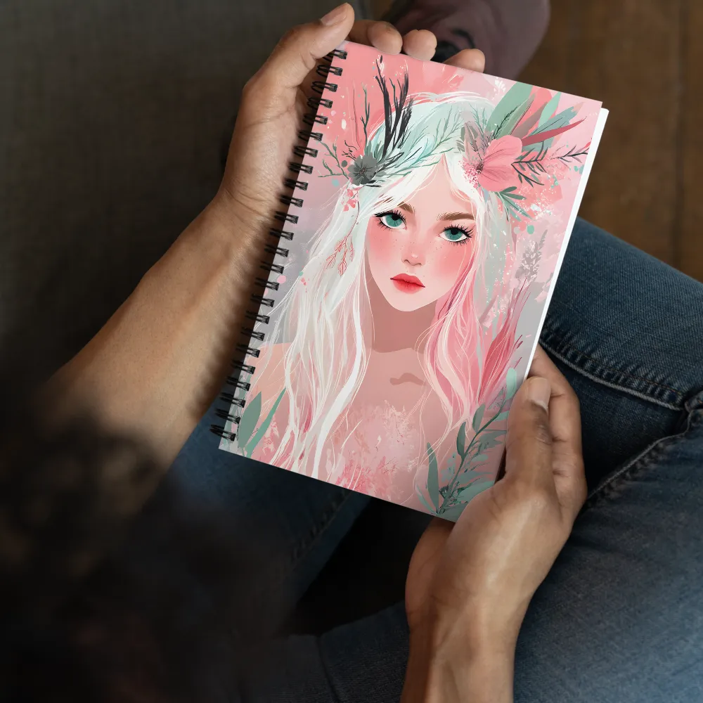 Ethereal Bloom 
 Spiral Notebook | 140 pages