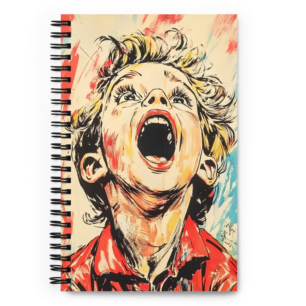Emotional Outcry Portrait 
 Spiral Notebook | 140 pages