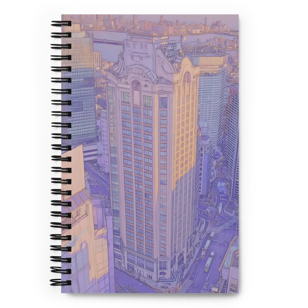 Twilight Urban Vista 
 Spiral Notebook | 140 pages