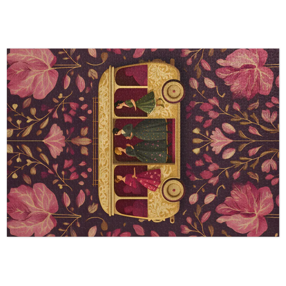 The Floral Journey 
 Jigsaw Puzzle in Tin Box