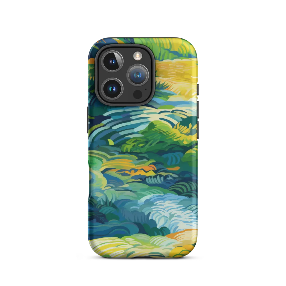 Vibrant Abstract Landscape | Phone Case