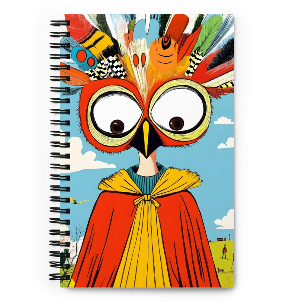 Whimsical Owl Guardian 
 Spiral Notebook | 140 pages