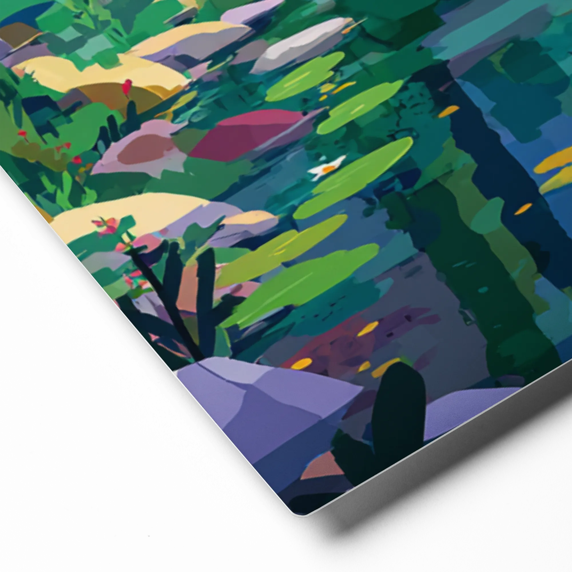 Mountain Village Stream | Art Print
