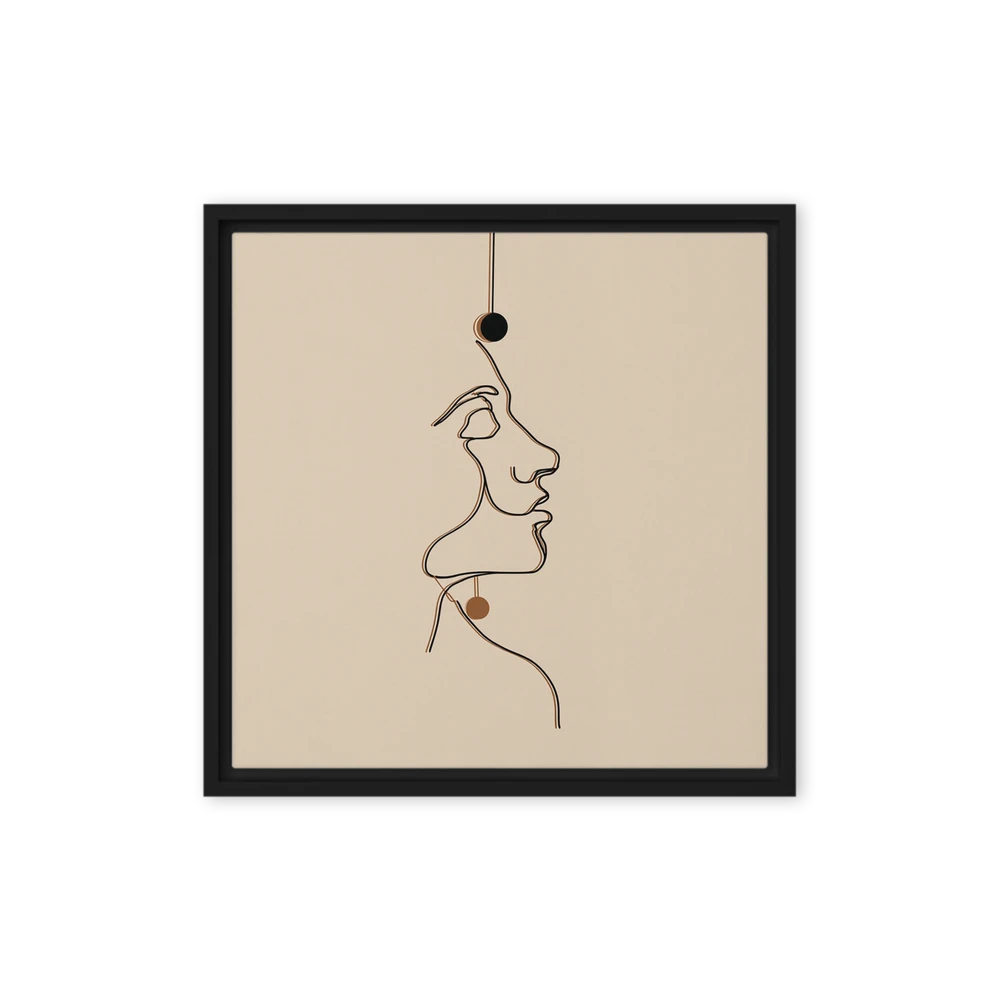 Fluid Profile Reflection | Art Print
