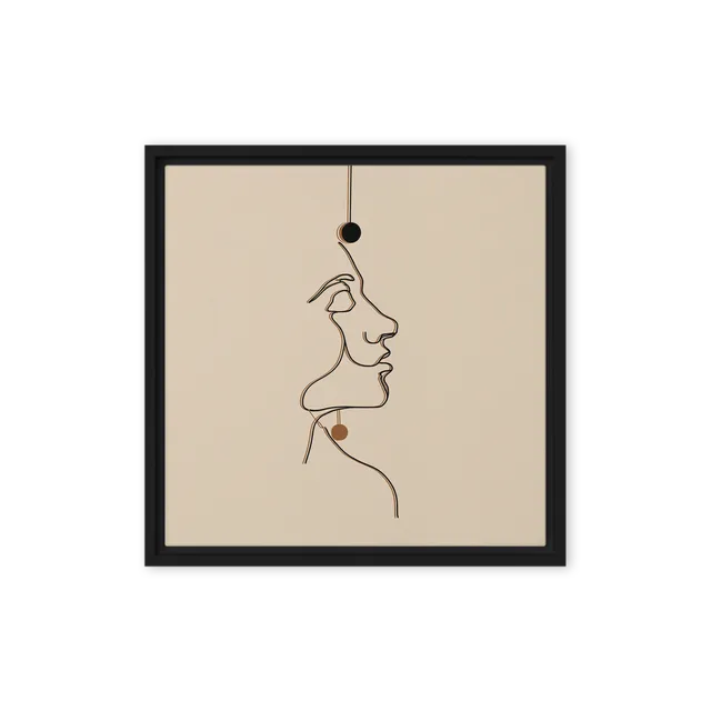 Fluid Profile Reflection | Art Print