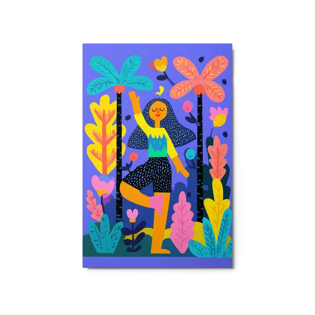 Tropical Garden Yoga | Art Print