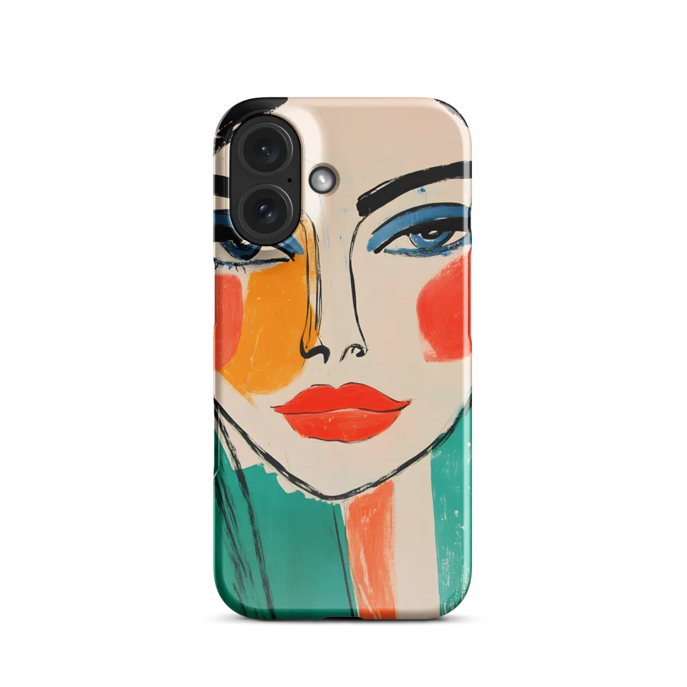 Expressive Pop Art Portrait 
 iPhone 14 Pro | Tough Case