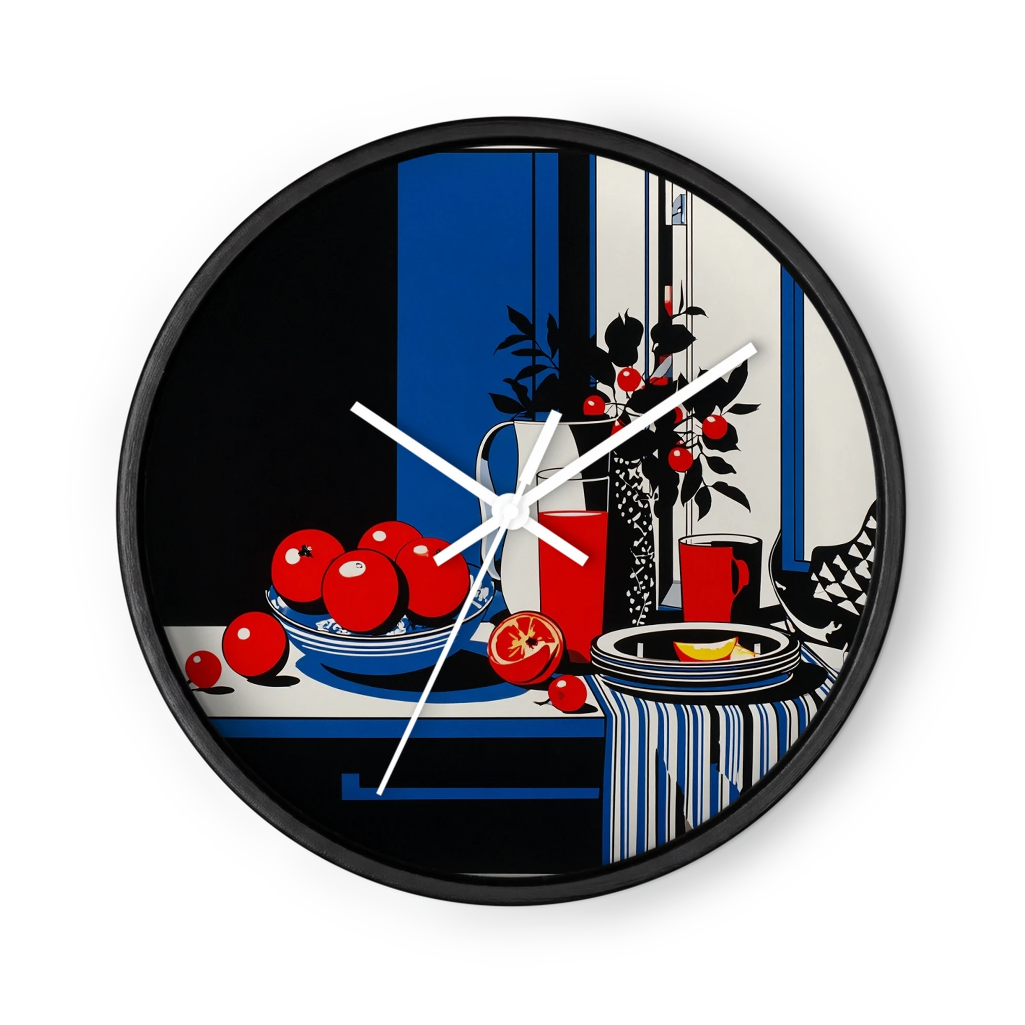 Still Life in Blue and Red