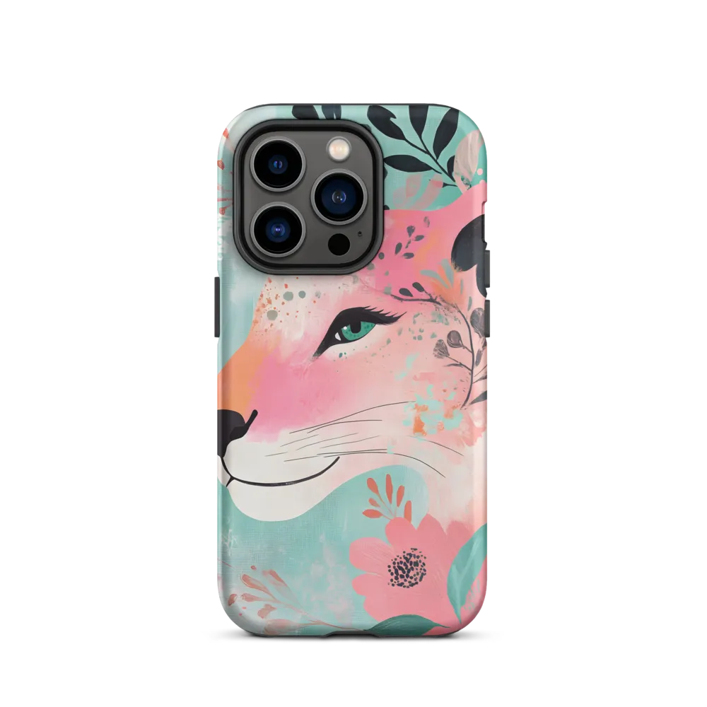 Floral Lion Portrait | Phone Case