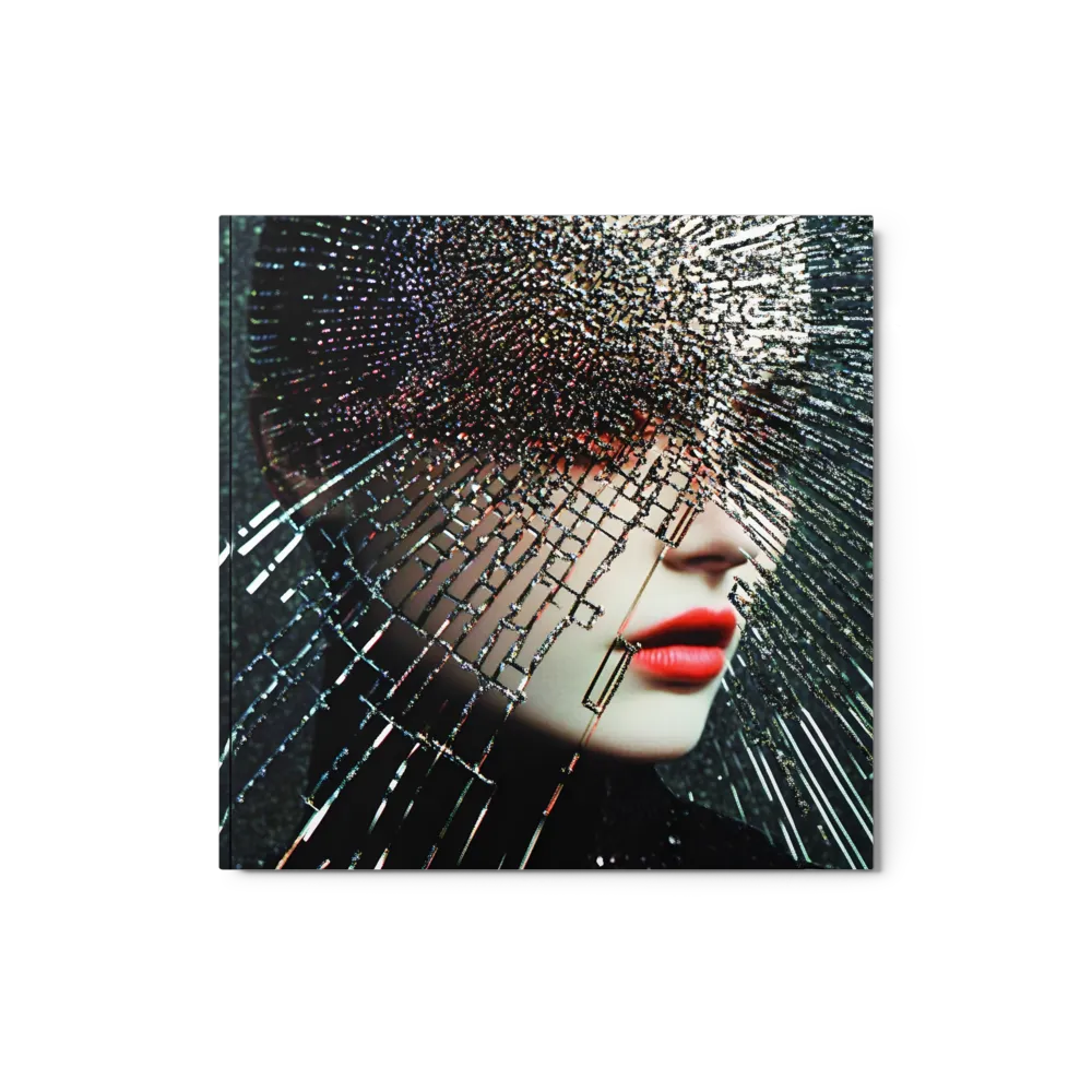 Fragmented Beauty 
 Poster with White Frame | 12″x 12″