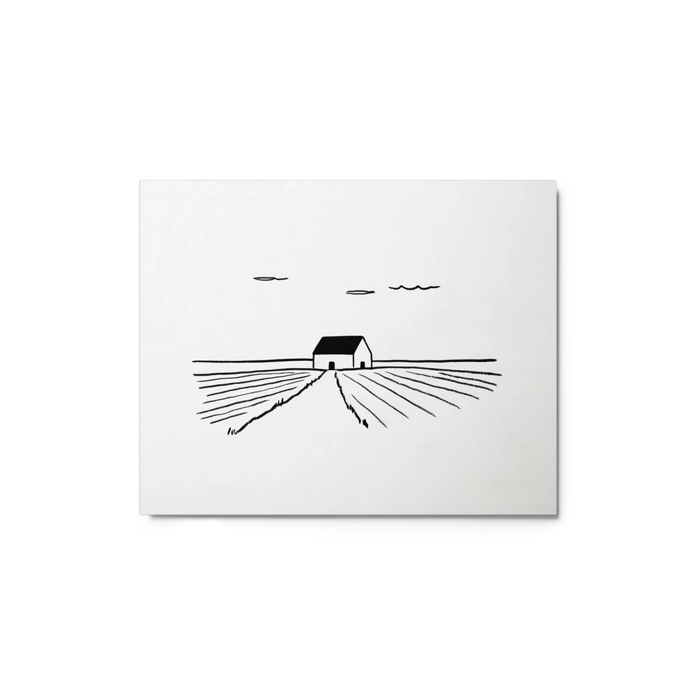 Solitary Farmhouse | Art Print