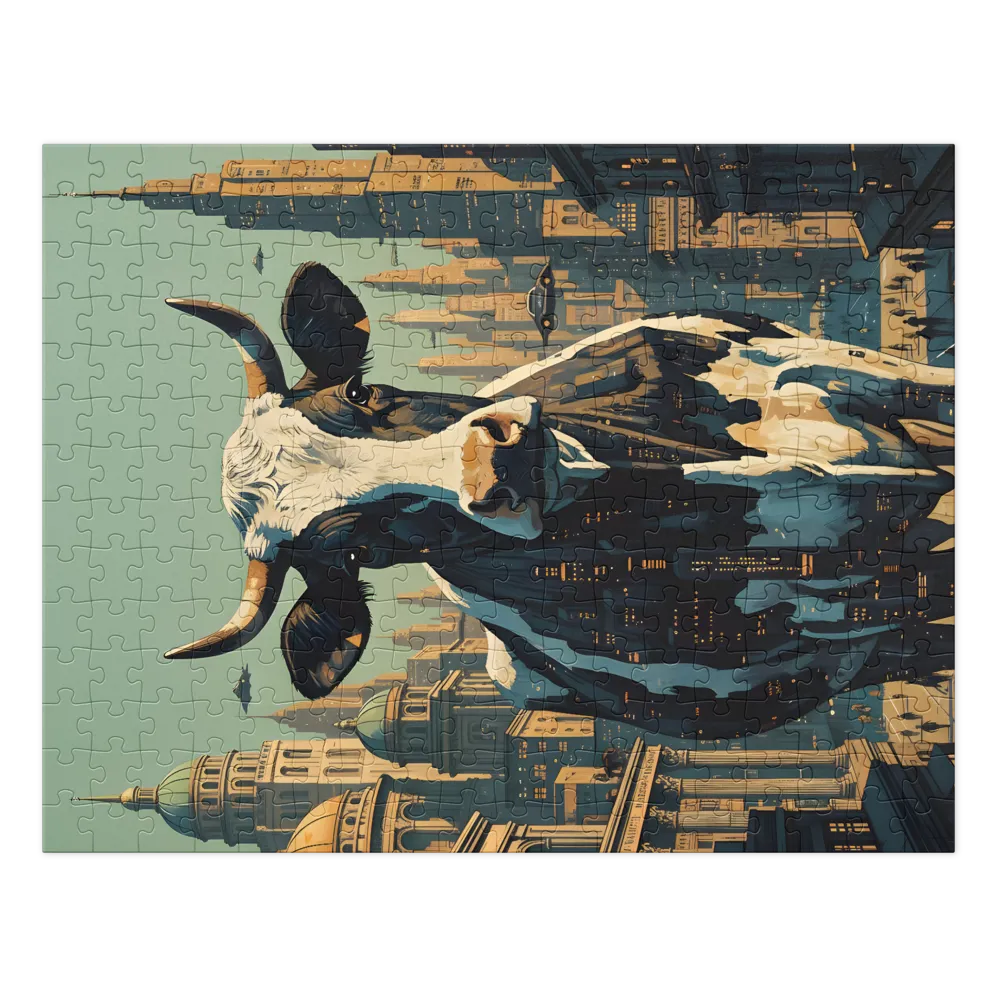 Metropolis Cow | Jigsaw Puzzles