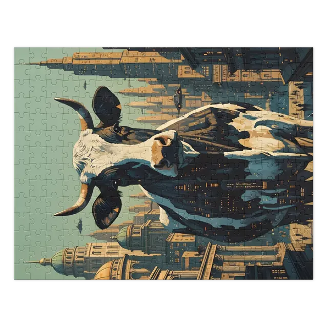 Metropolis Cow | Jigsaw Puzzles