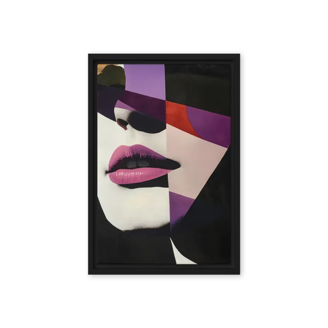 Geometric Face Portrait | Art Print