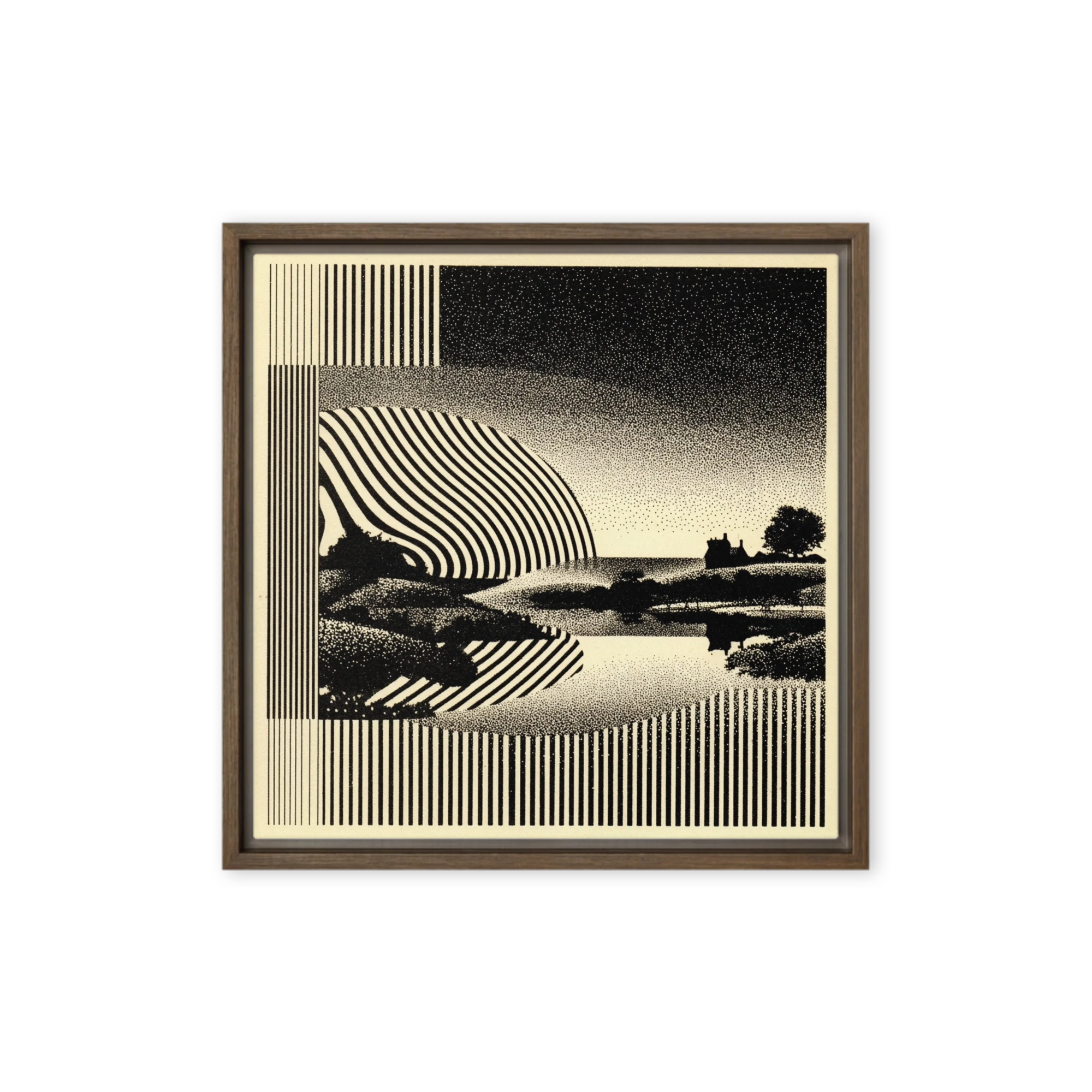 Optical River Landscape