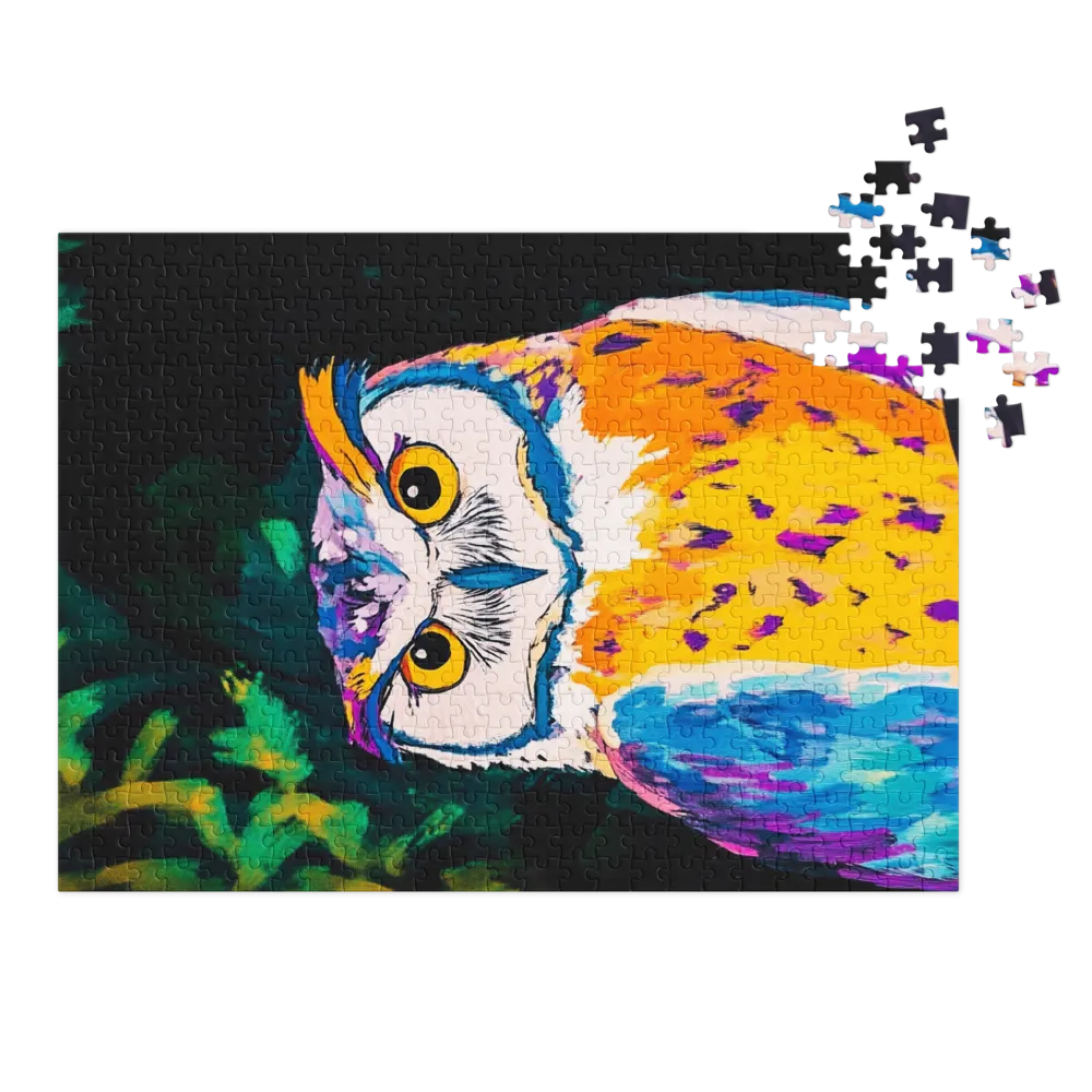 Vibrant Owl Art