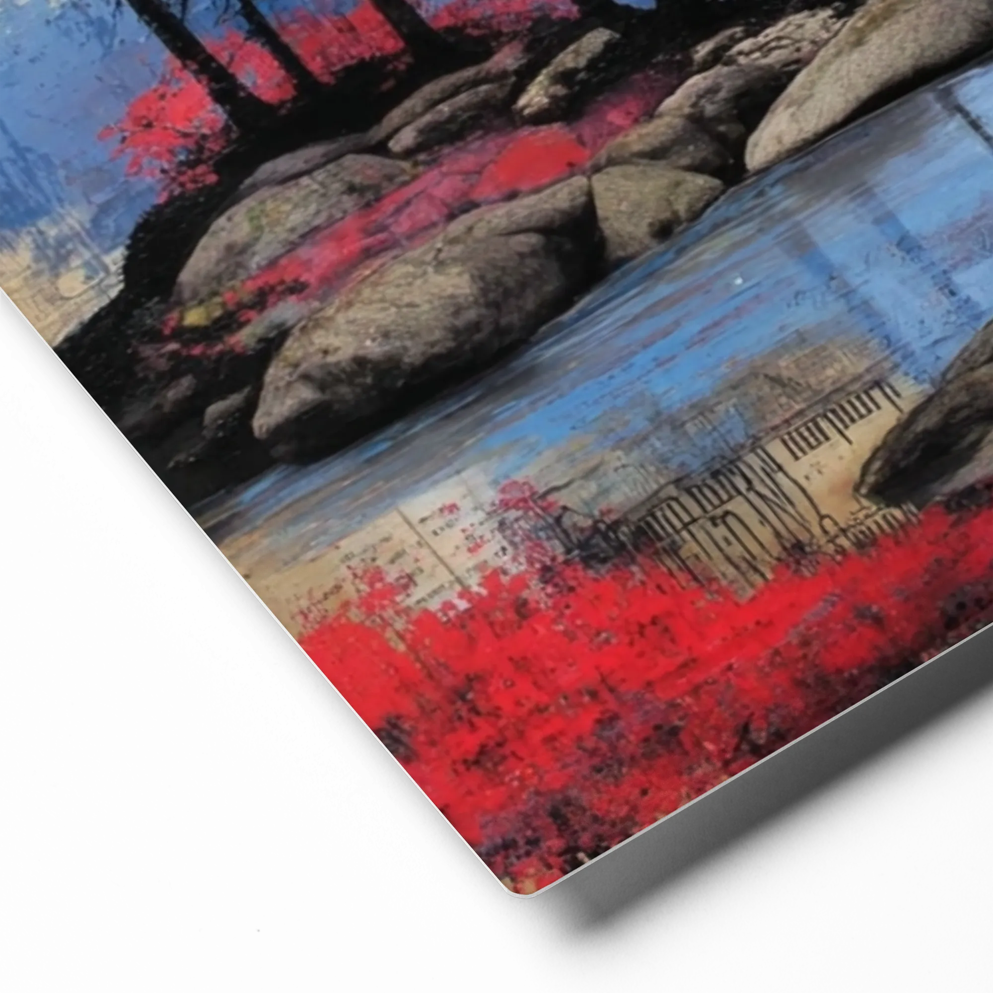 Crimson Shore Wilderness 
 Canvas | 26″x 26″