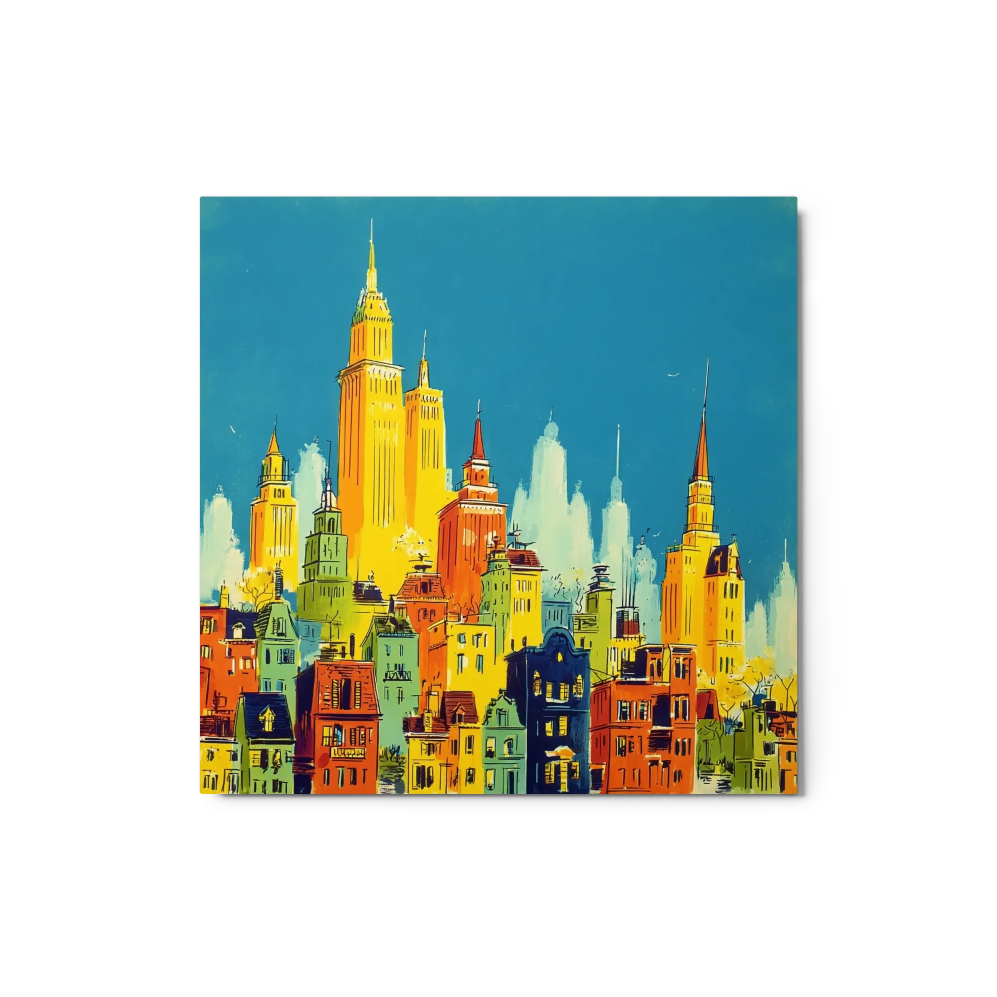 Mid-Century Stadtlandschaft