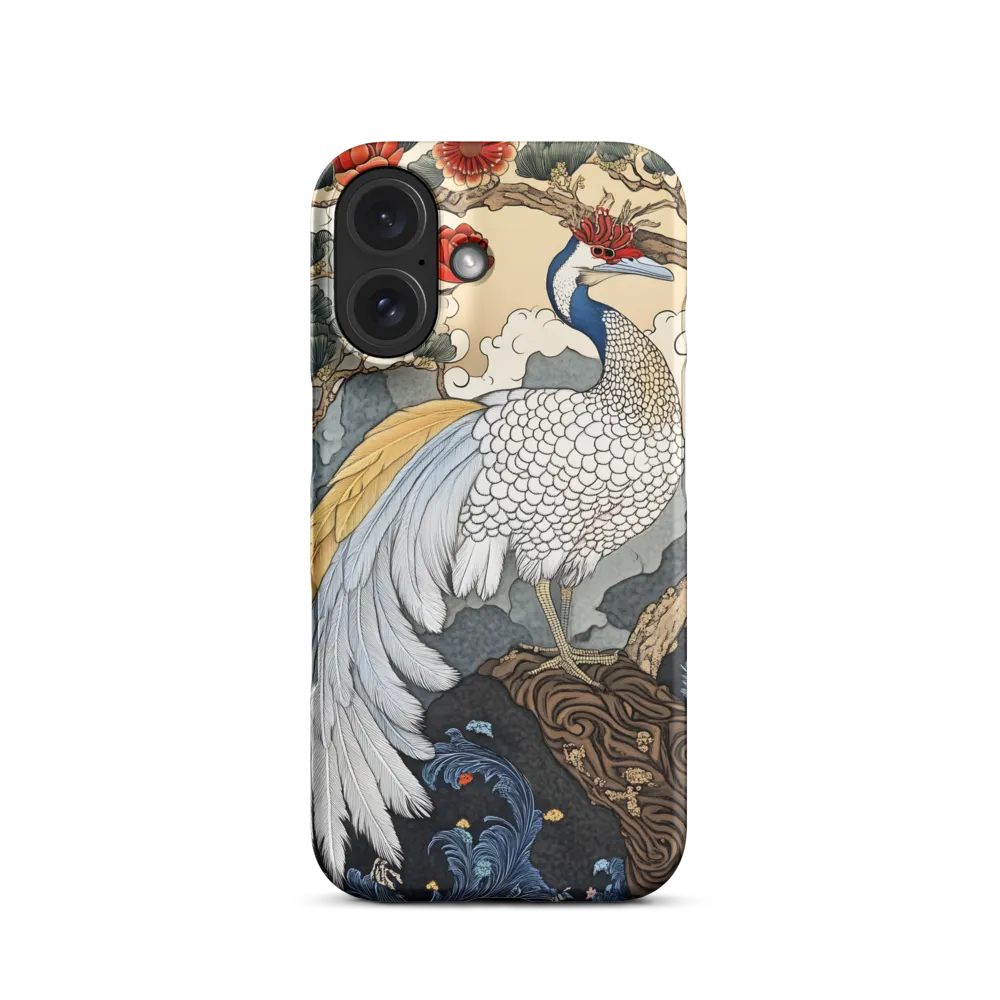 Majestic Peacock with Flowers | Phone Case